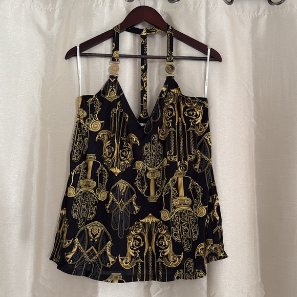 RARE- Versace Medusa 95 Sleeveless Top - Picture 8 of 10
